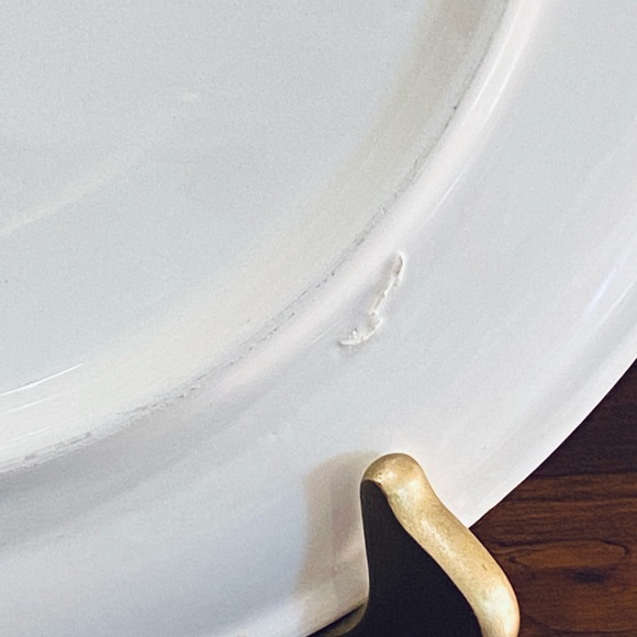 VTG 1970-80s Pizza Margarita Hand Painted Porcelain Plate Made Italy - Picture 7 of 7